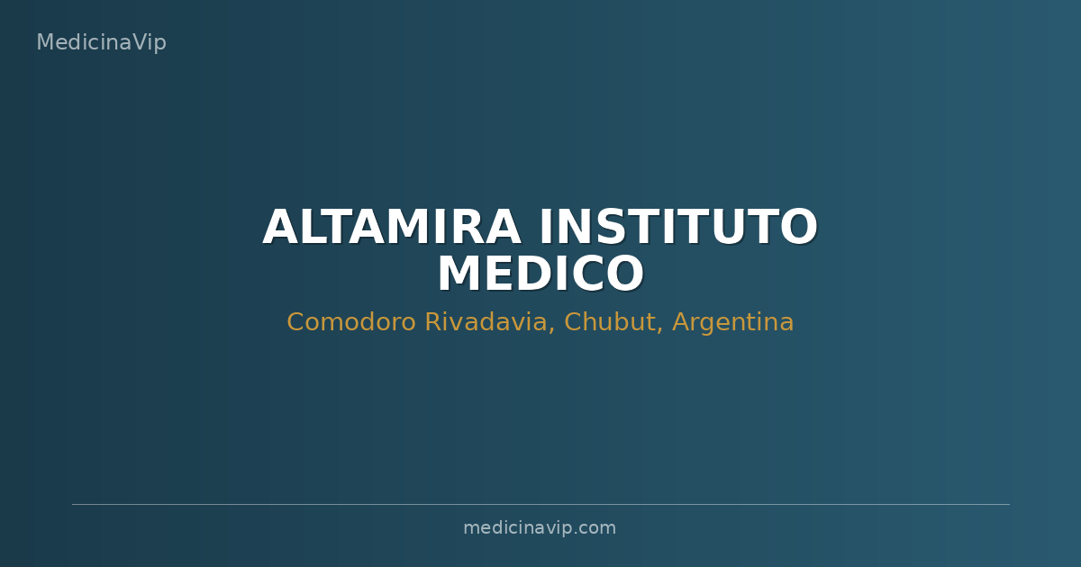 ALTAMIRA INSTITUTO MEDICO