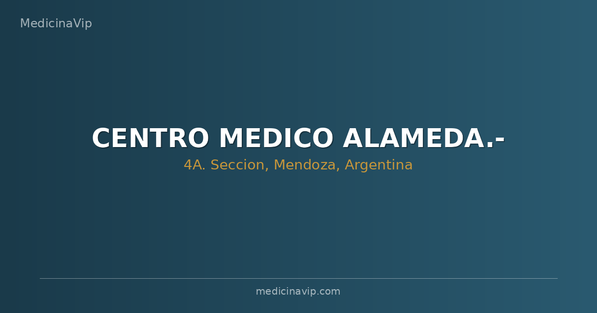 CENTRO MEDICO ALAMEDA.-