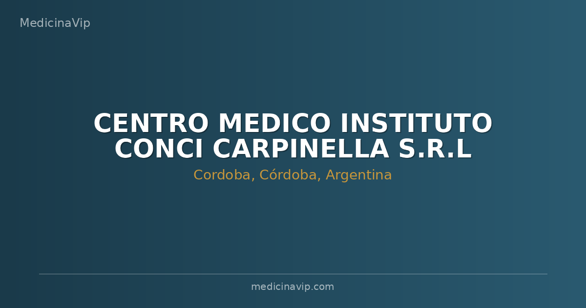 CENTRO MEDICO INSTITUTO CONCI CARPINELLA S.R.L