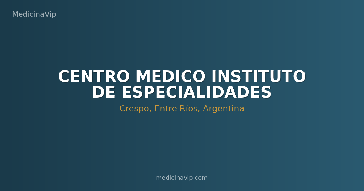 CENTRO MEDICO INSTITUTO DE ESPECIALIDADES MEDICAS - I.D.E.M.