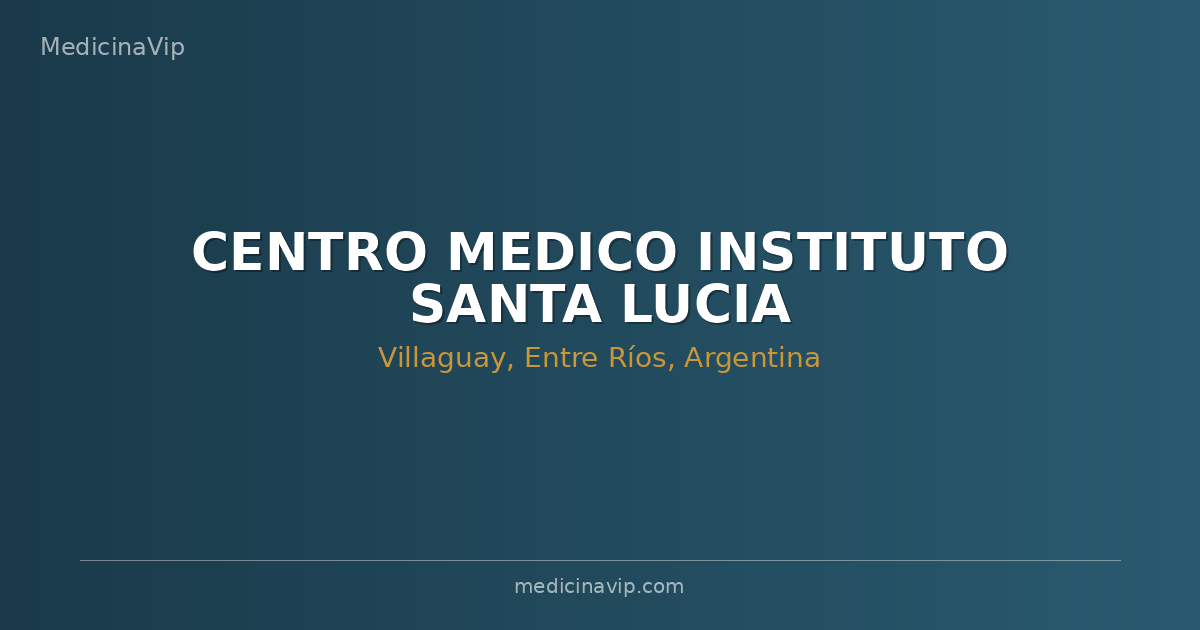 CENTRO MEDICO INSTITUTO SANTA LUCIA