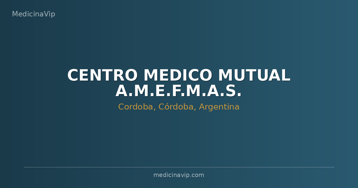 CENTRO MEDICO MUTUAL A.M.E.F.M.A.S.