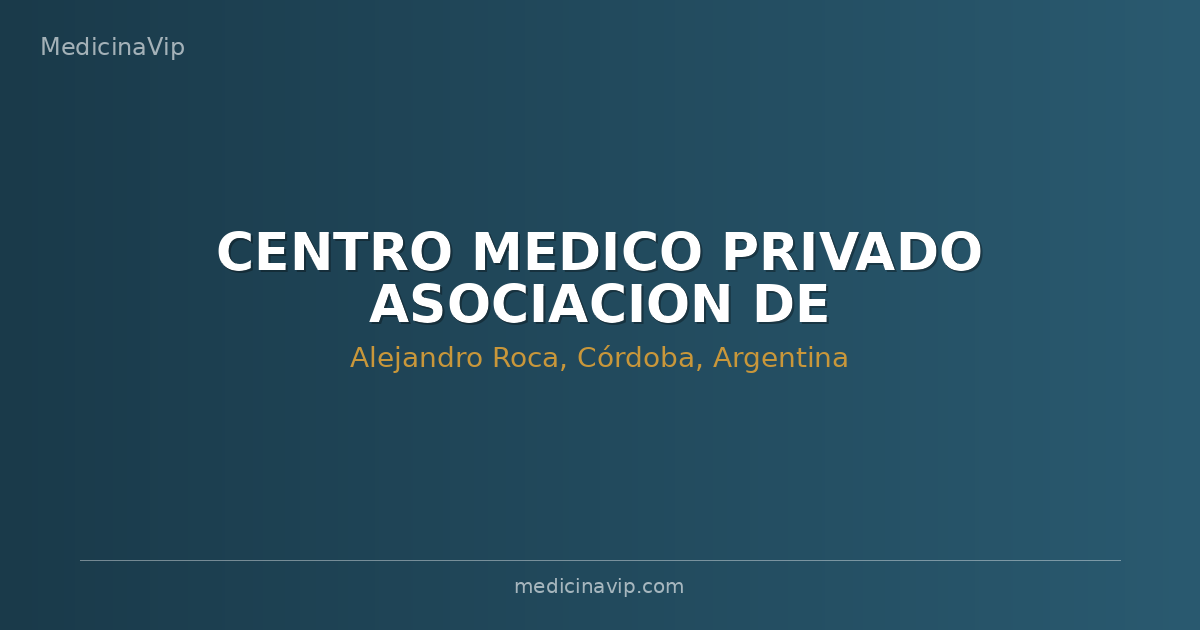 CENTRO MEDICO PRIVADO ASOCIACION DE BENEFICIENCIA Y HOSPITAL NUESTRA SEÑORA DE LA ASUNCION