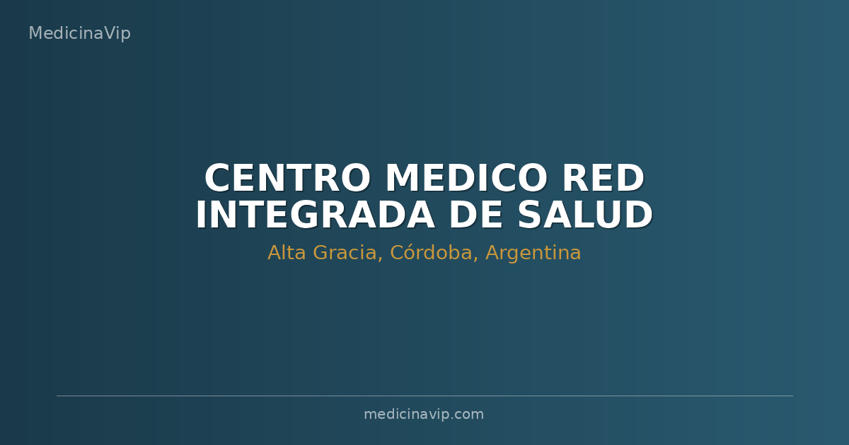 CENTRO MEDICO RED INTEGRADA DE SALUD HOSPITAL ITALIANO