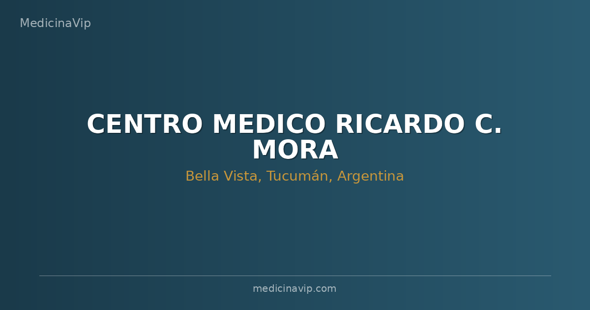 CENTRO MEDICO RICARDO C. MORA