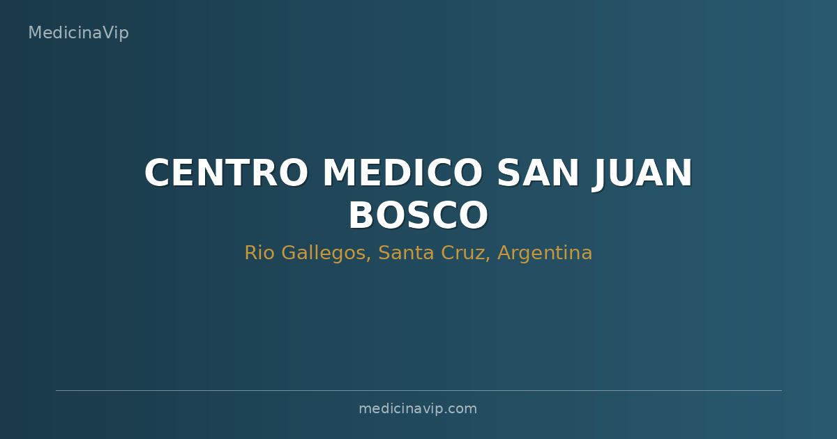 CENTRO MEDICO SAN JUAN BOSCO