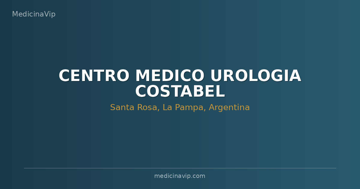 CENTRO MEDICO UROLOGIA COSTABEL