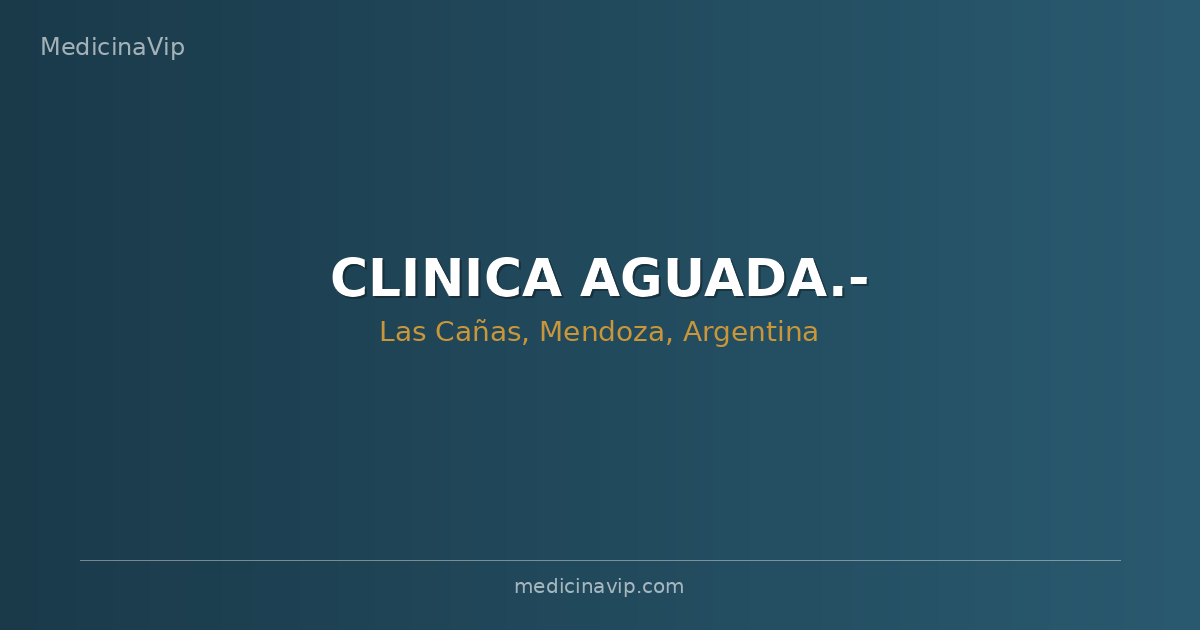 CLINICA AGUADA.-