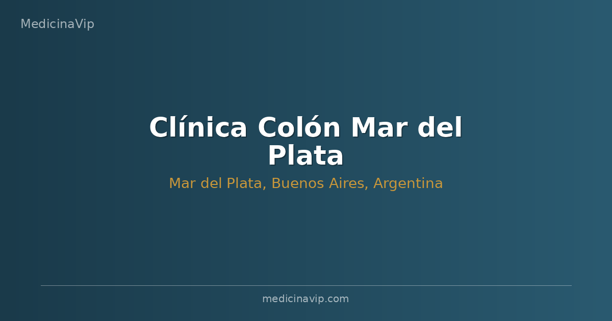 Clínica Colón Mar del Plata