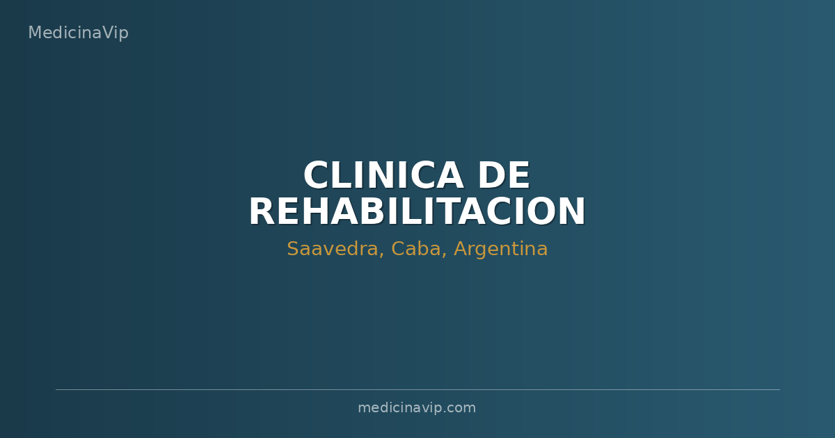 CLINICA DE REHABILITACION FISIOTERAPEUTICA