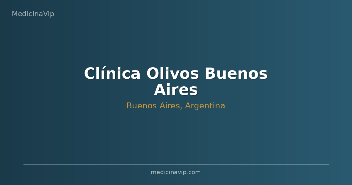 Clínica Olivos Buenos Aires