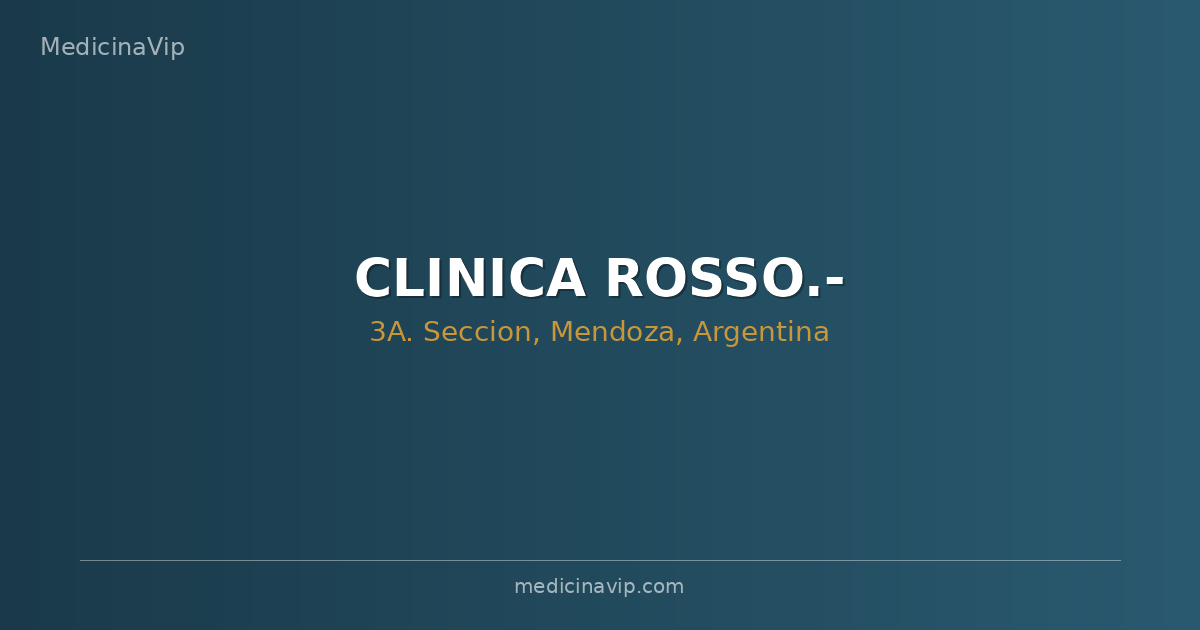 CLINICA ROSSO.-