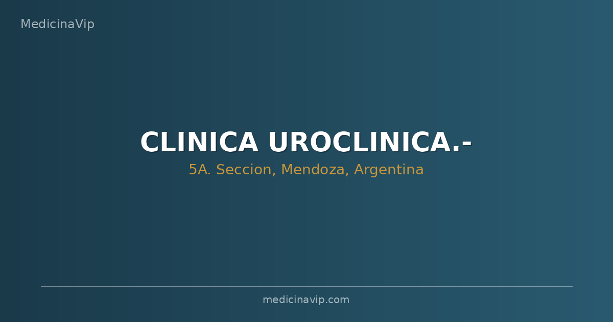 CLINICA UROCLINICA.-