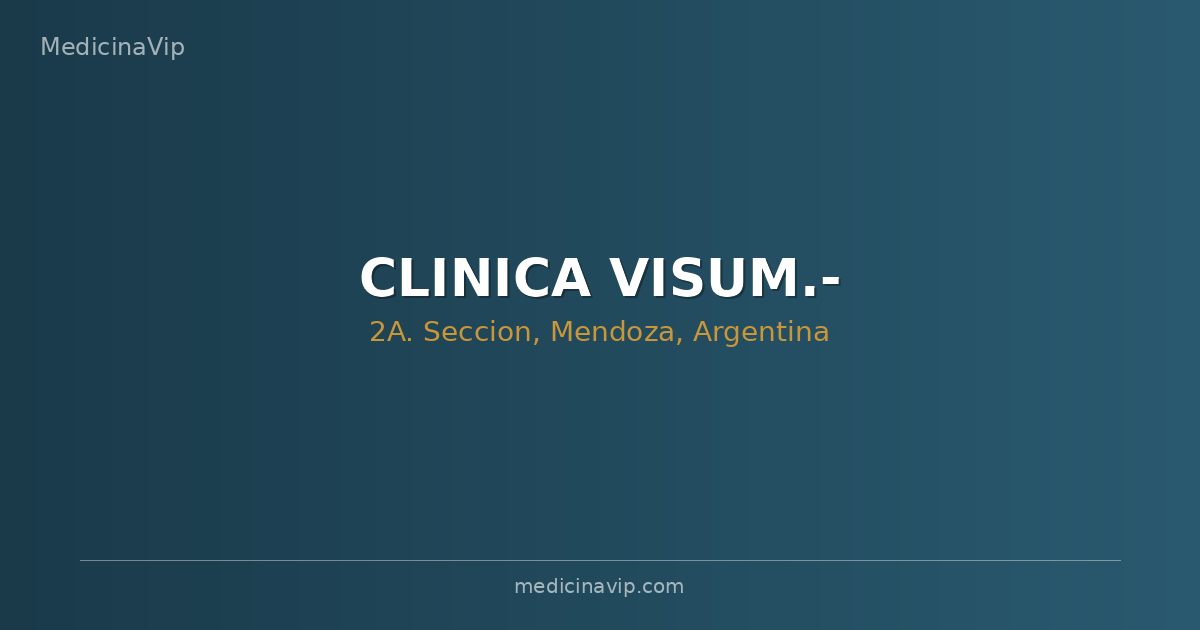 CLINICA VISUM.-