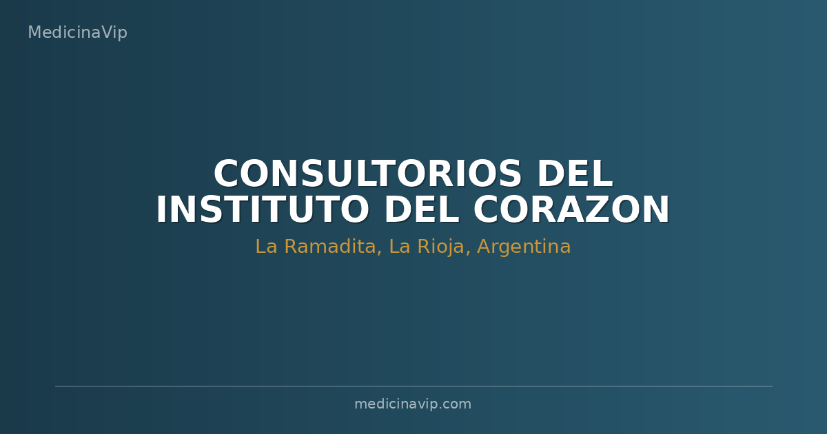 CONSULTORIOS DEL INSTITUTO DEL CORAZON S.R.L