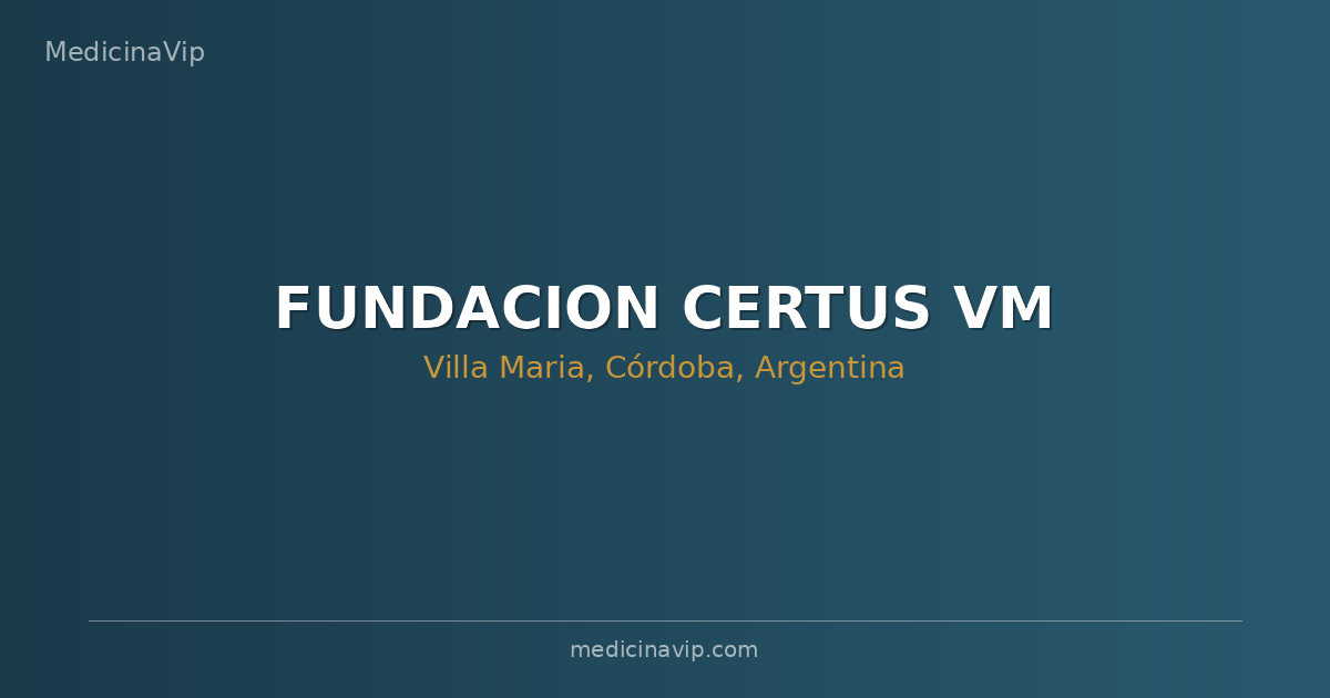 FUNDACION CERTUS VM