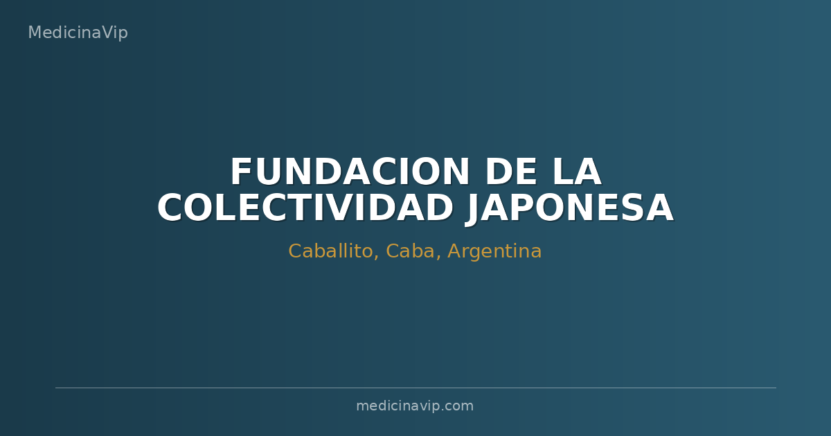 FUNDACION DE LA COLECTIVIDAD JAPONESA PARA LA ATENCION DE NUESTROS MAYORES (AUNAR)