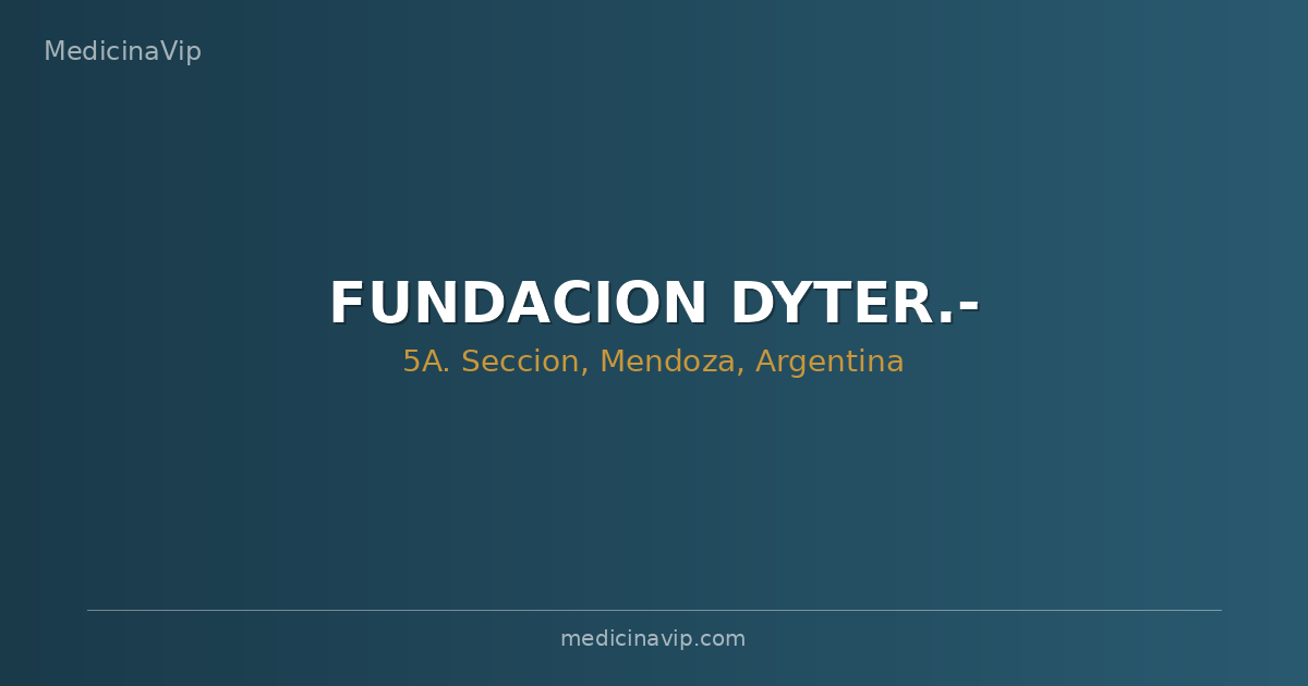 FUNDACION DYTER.-