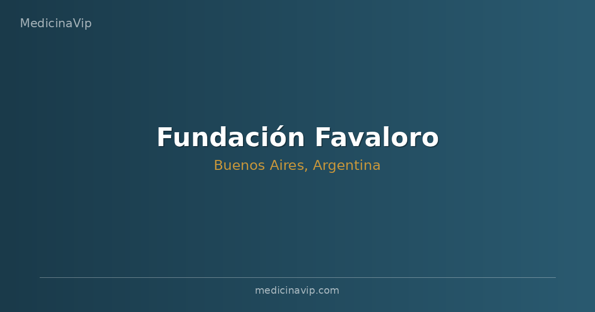 Fundación Favaloro