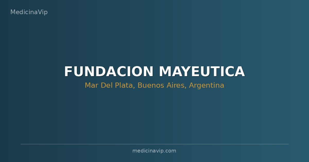 FUNDACION MAYEUTICA