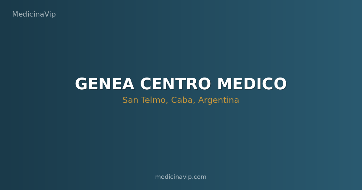 GENEA CENTRO MEDICO