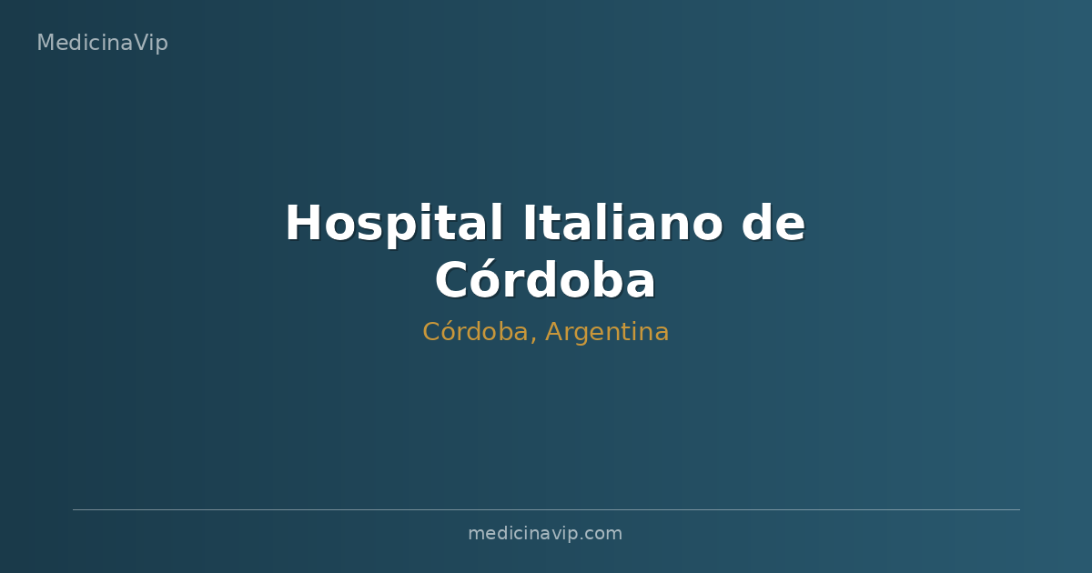 Hospital Italiano de Córdoba