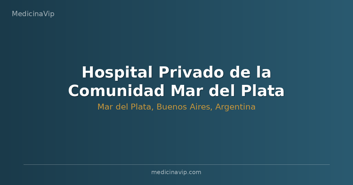Hospital Privado de la Comunidad Mar del Plata