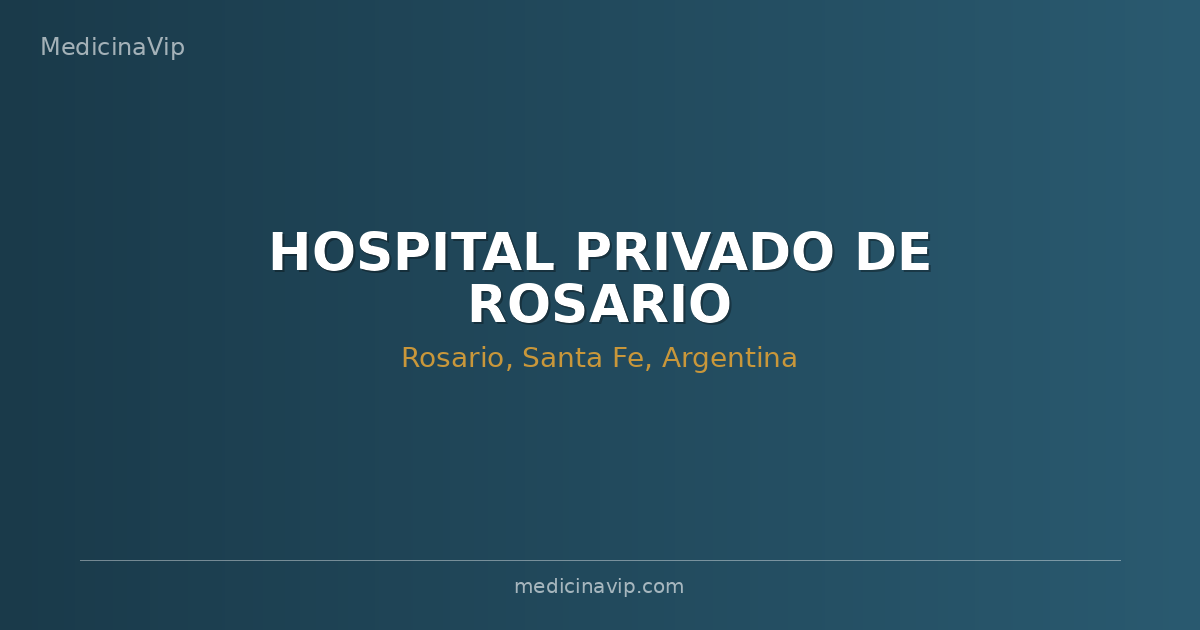 HOSPITAL PRIVADO DE ROSARIO