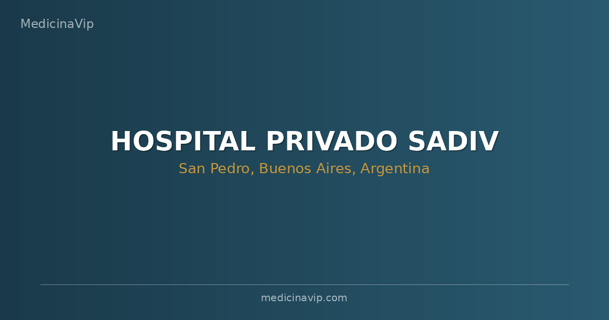 HOSPITAL PRIVADO SADIV