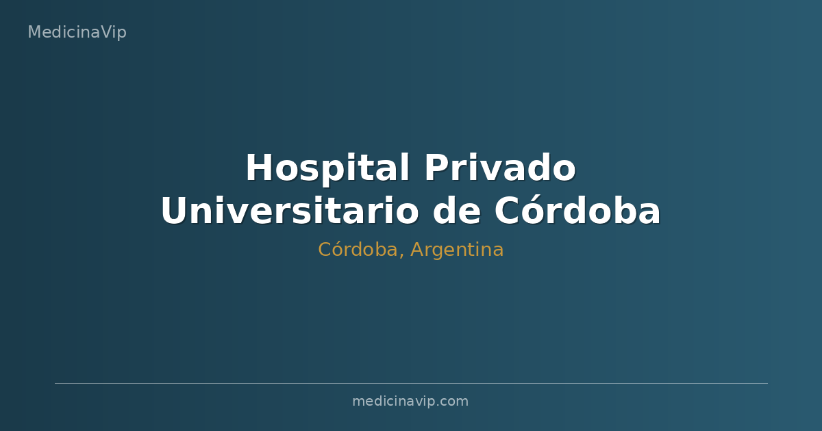 Hospital Privado Universitario de Córdoba