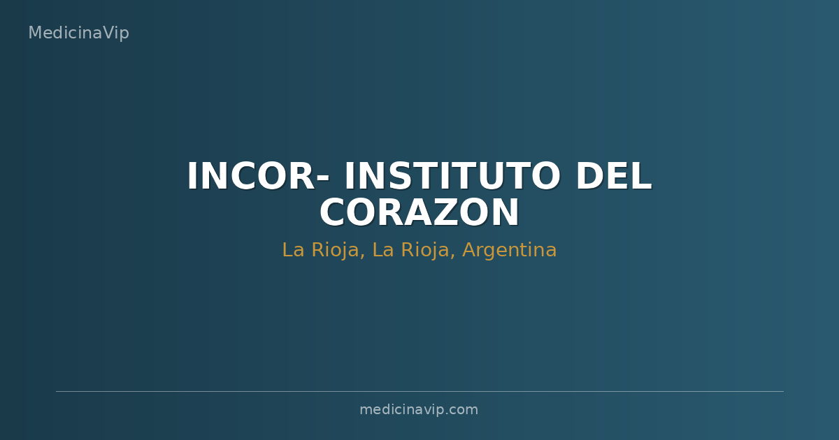 INCOR- INSTITUTO DEL CORAZON