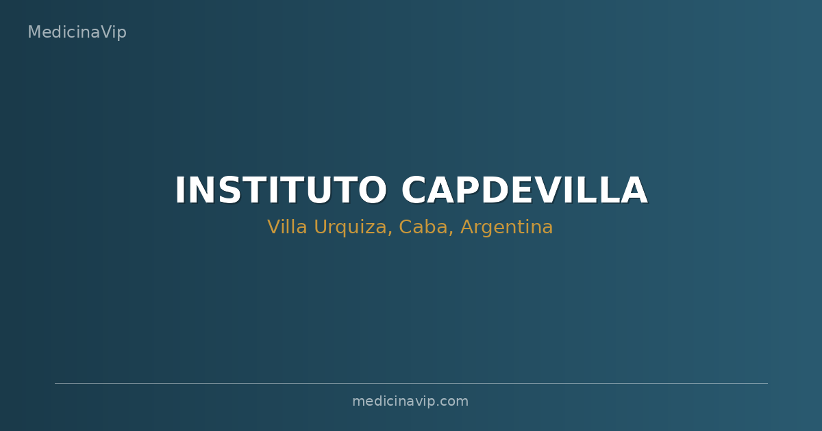 INSTITUTO CAPDEVILLA