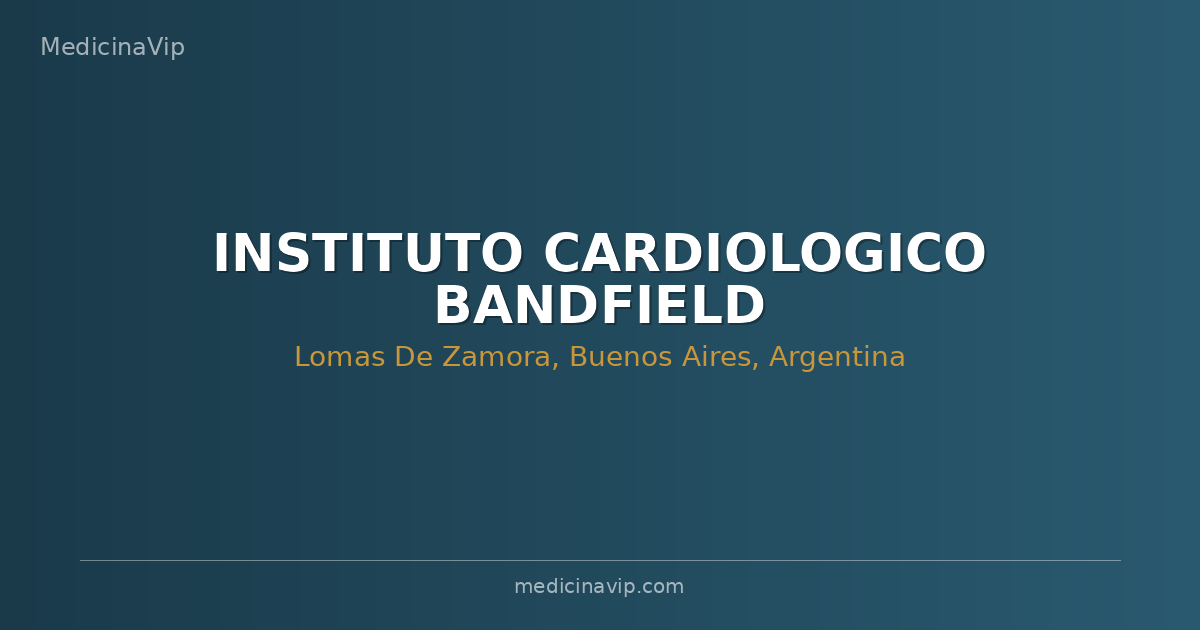 INSTITUTO CARDIOLOGICO BANDFIELD