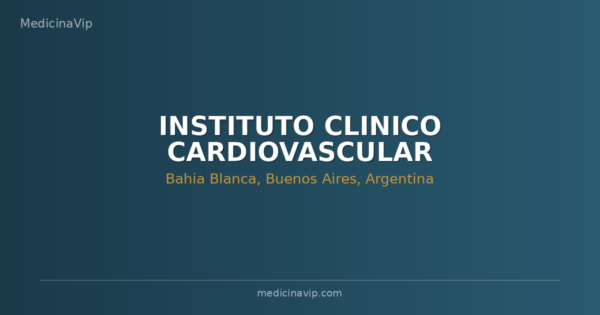 INSTITUTO CLINICO CARDIOVASCULAR