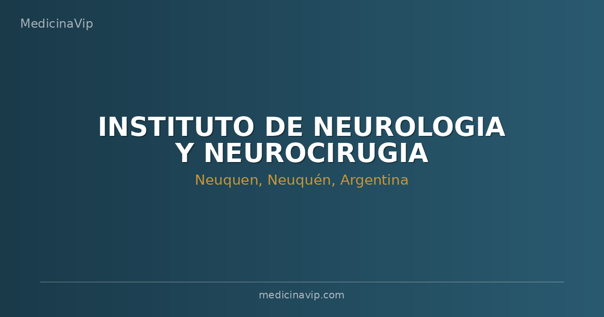 INSTITUTO DE NEUROLOGIA Y NEUROCIRUGIA
