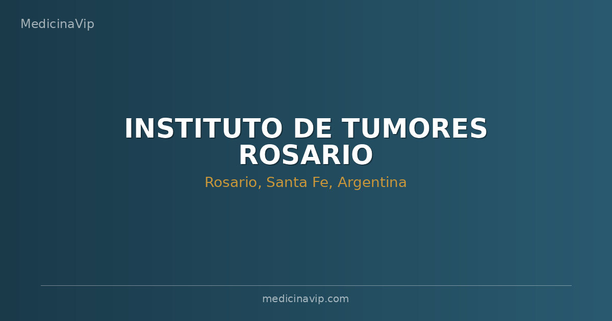 INSTITUTO DE TUMORES ROSARIO