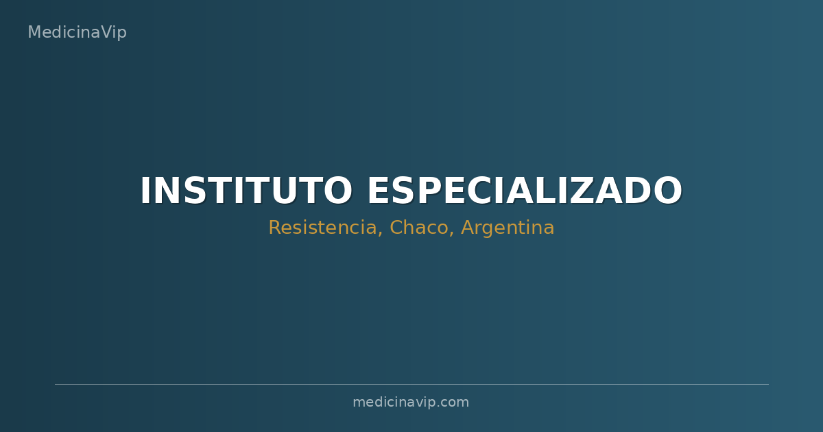 INSTITUTO ESPECIALIZADO