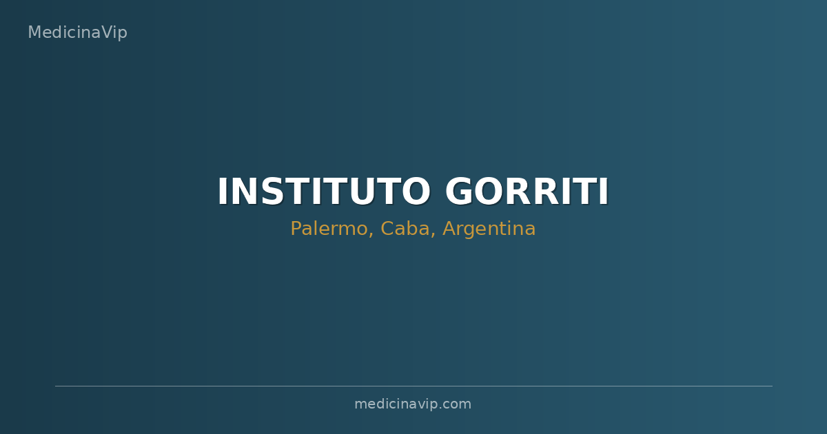 INSTITUTO GORRITI