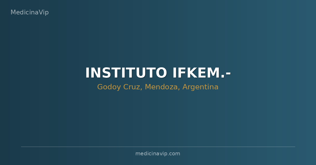 INSTITUTO IFKEM.-