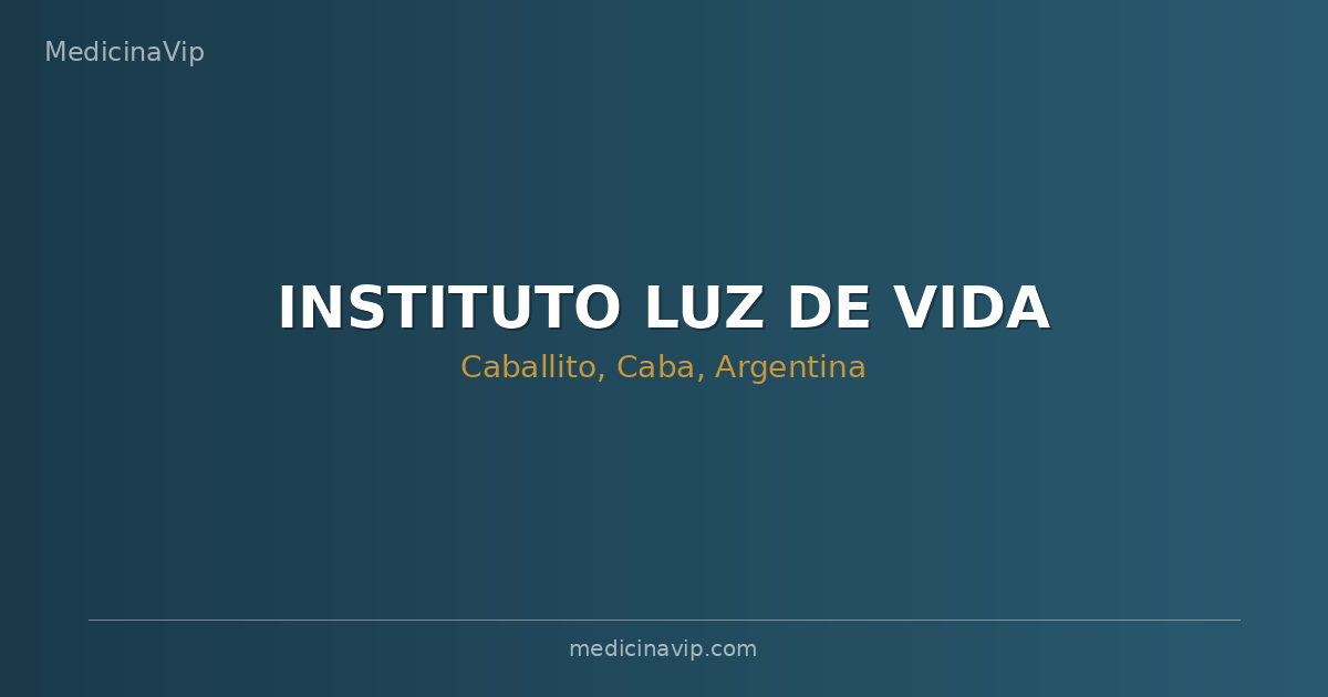 INSTITUTO LUZ DE VIDA