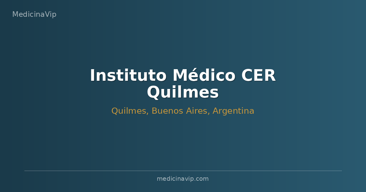 Instituto Médico CER Quilmes