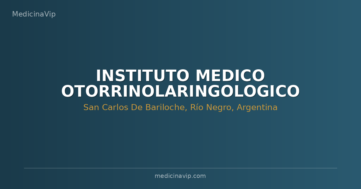 INSTITUTO MEDICO OTORRINOLARINGOLOGICO