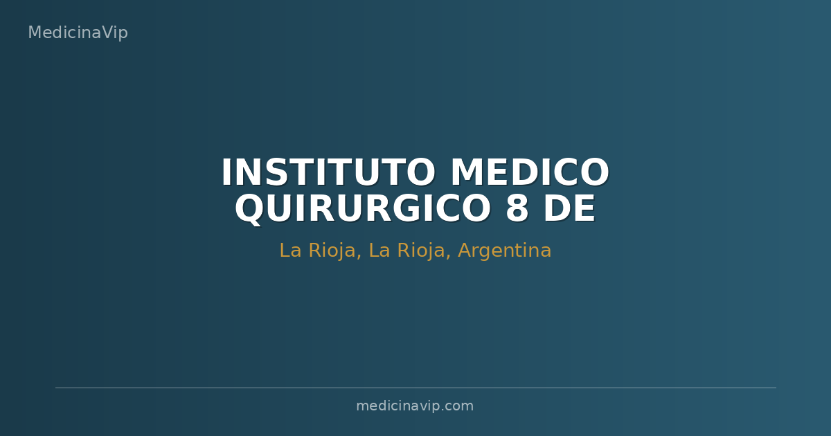INSTITUTO MEDICO QUIRURGICO 8 DE DICIEMBRE OFEMA SRL