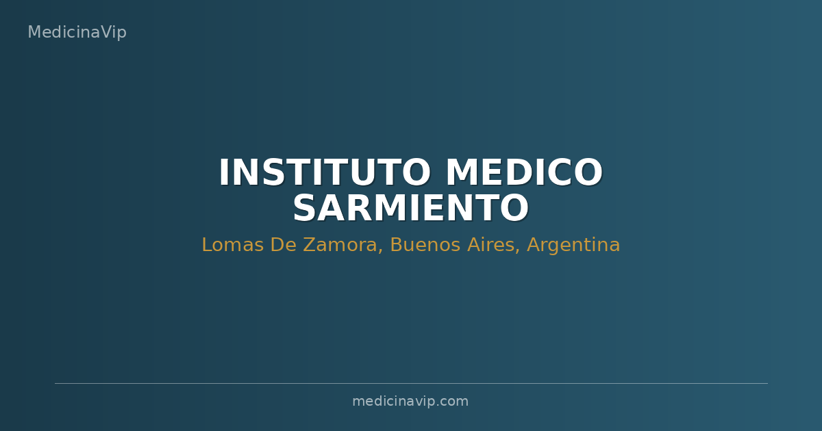 INSTITUTO MEDICO SARMIENTO