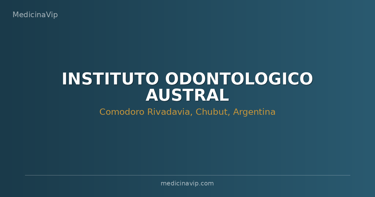 INSTITUTO ODONTOLOGICO AUSTRAL