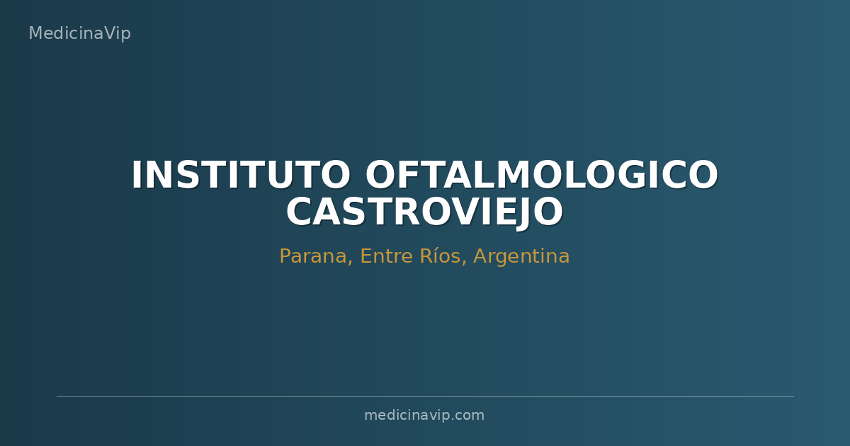 INSTITUTO OFTALMOLOGICO CASTROVIEJO