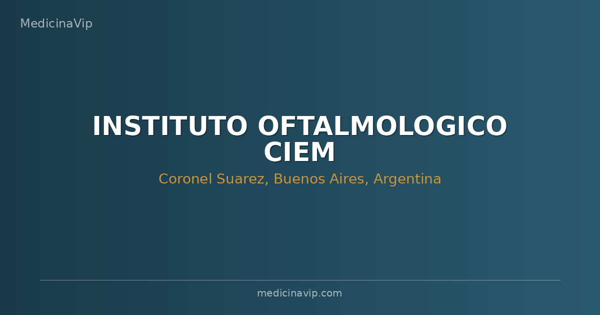 INSTITUTO OFTALMOLOGICO CIEM
