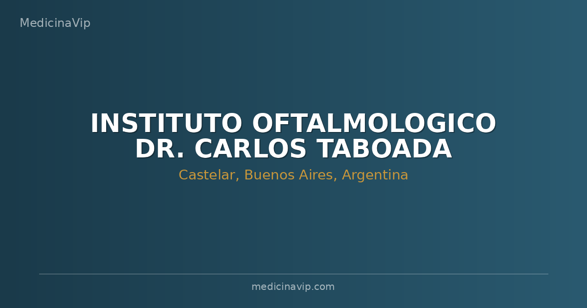 INSTITUTO OFTALMOLOGICO DR. CARLOS TABOADA