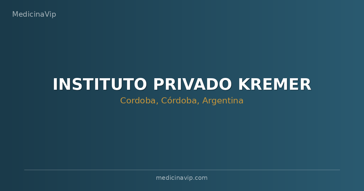 INSTITUTO PRIVADO KREMER