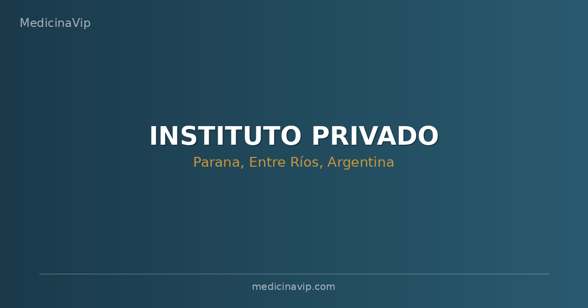 INSTITUTO PRIVADO